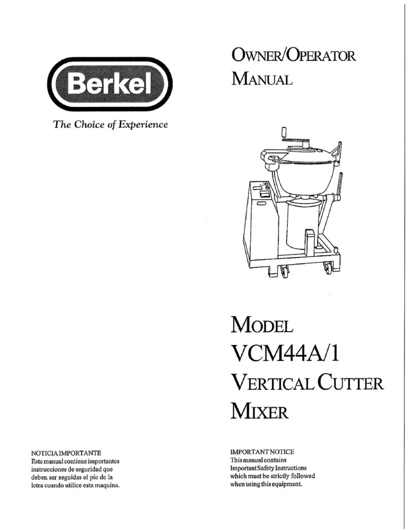 Berkel VCM-44A/1 Owner's manual