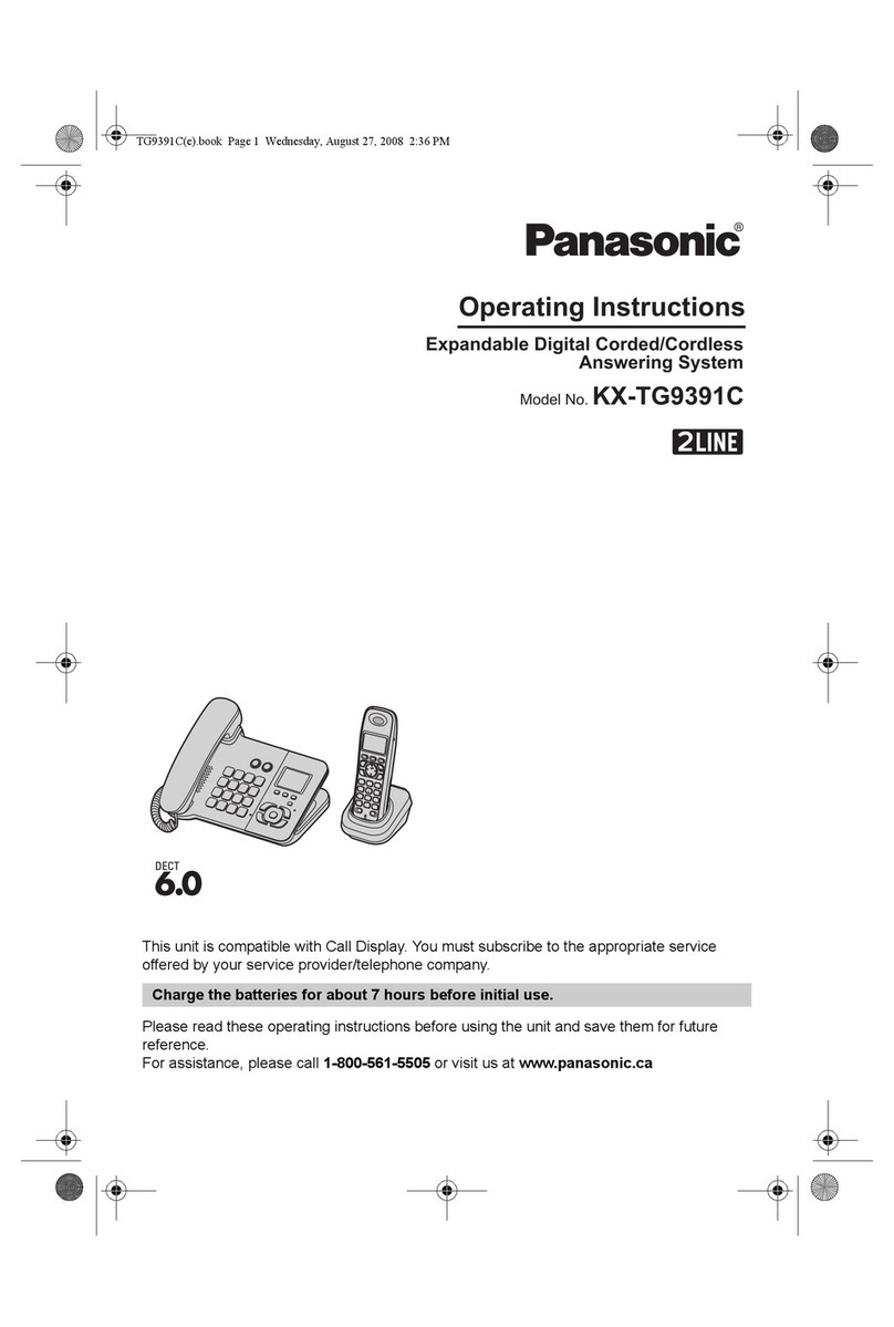 Panasonic KX-TG9391C User manual