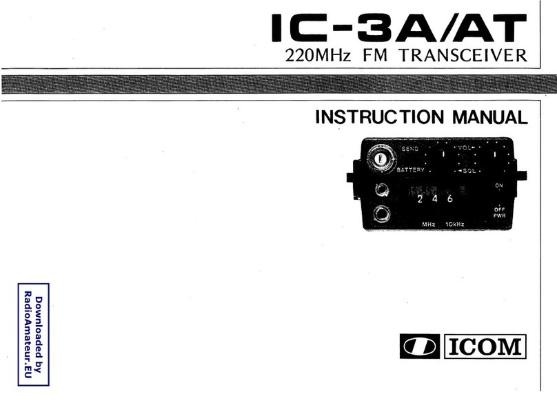 Icom IC-3A User manual