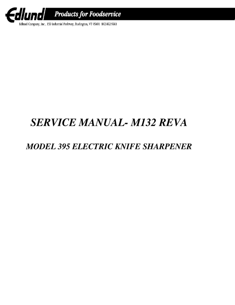 Edlund Company 395 Service manual