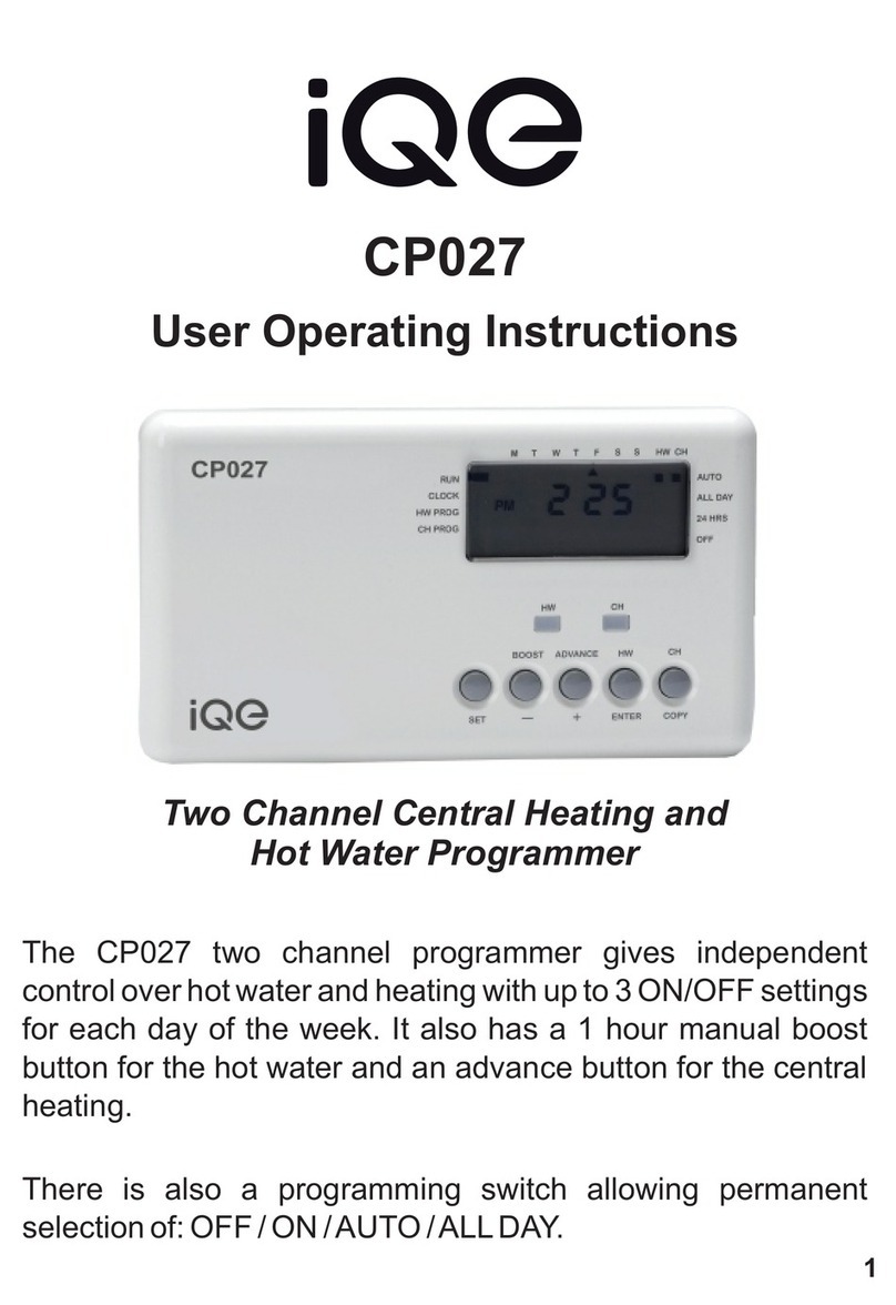 iQe CP027 User operating instructions