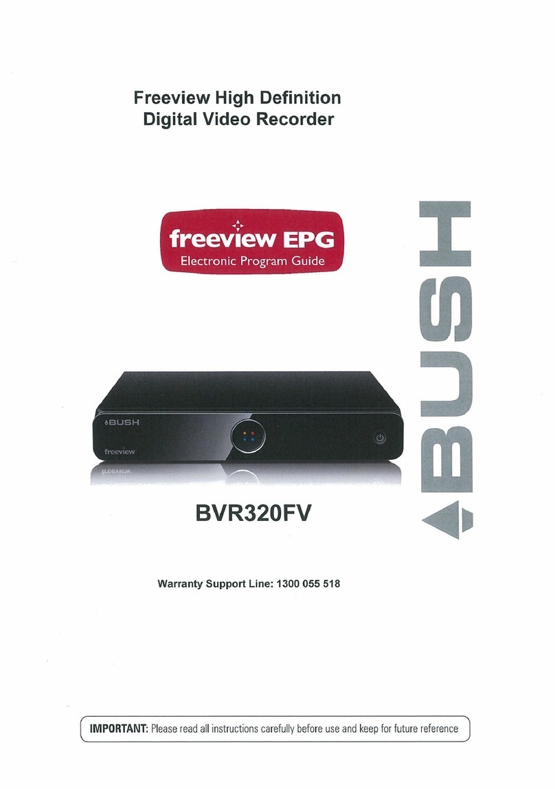 Bush Freeview BVR320FV user manual