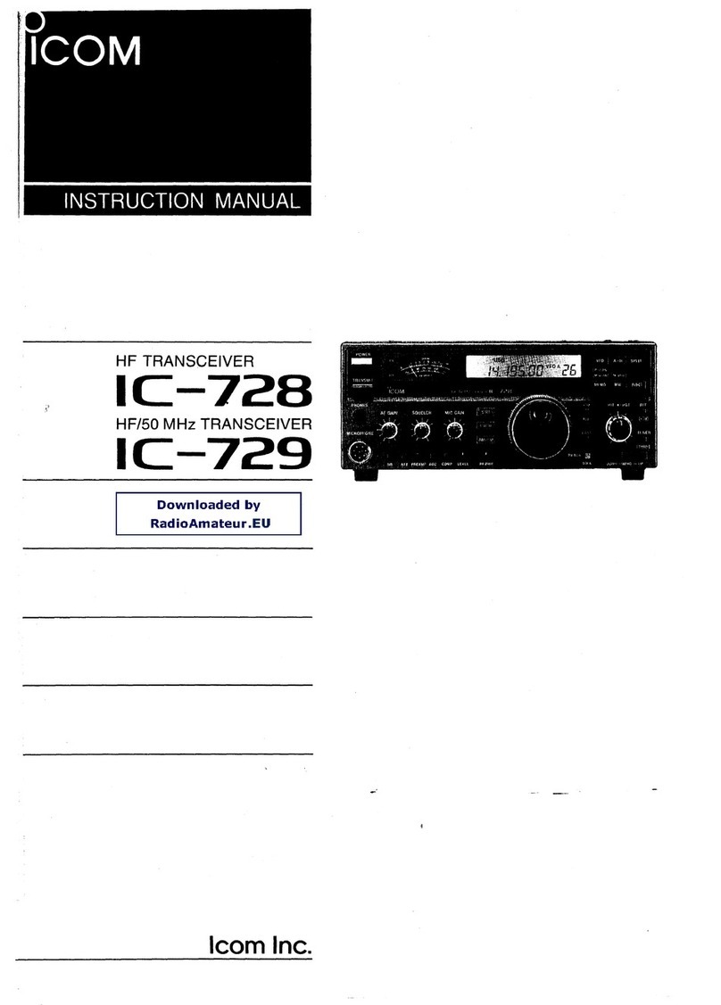 Icom IC-728 User manual