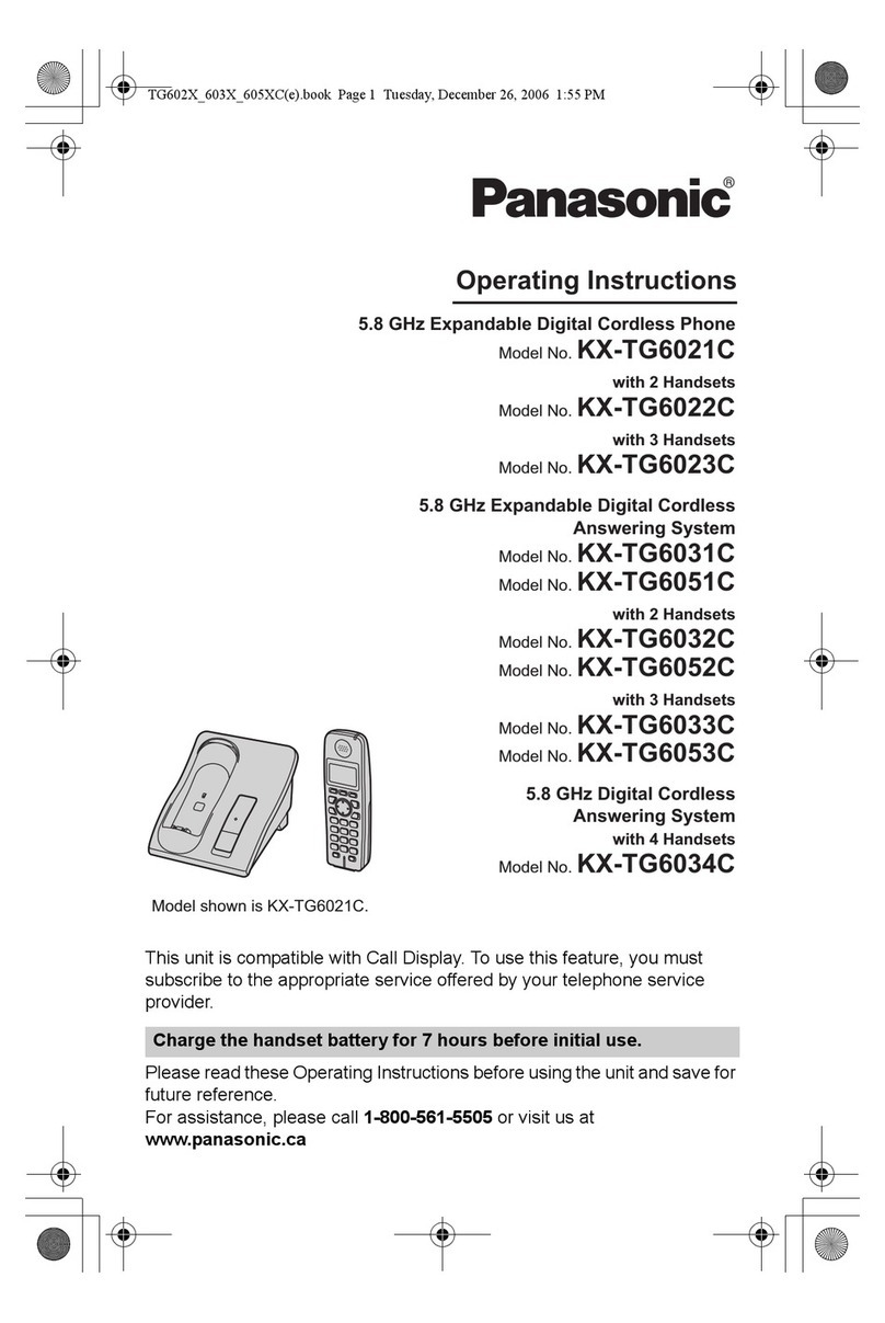 Panasonic KX-TG6021C User manual