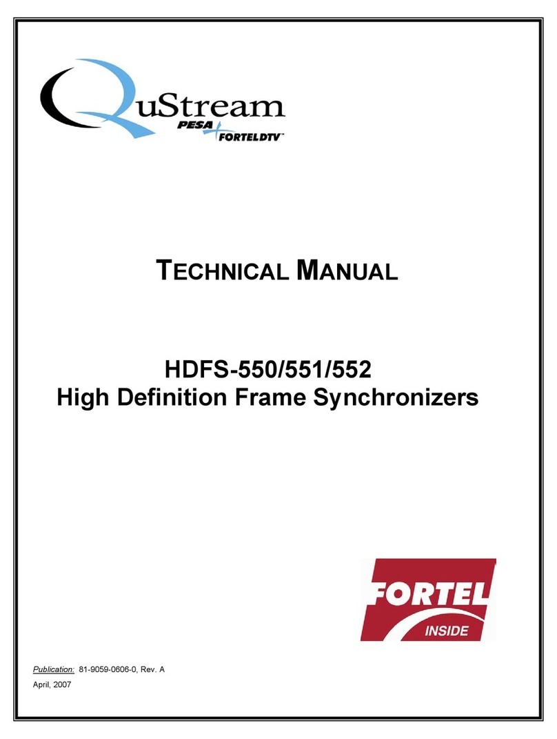 QuStream HDFS-550 User manual