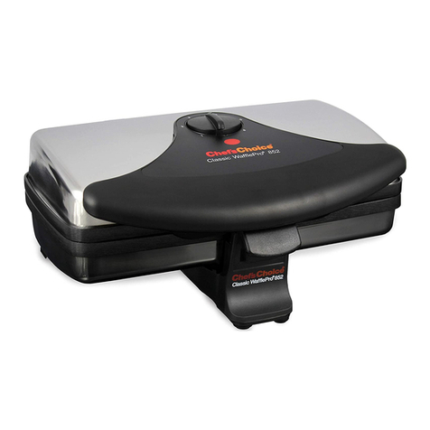 Chef's Choice 852 Classic WafflePro User manual