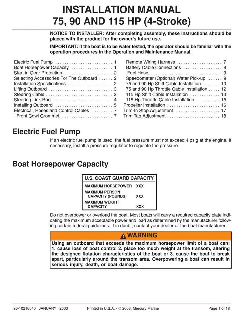 Mercury 75 HP User manual