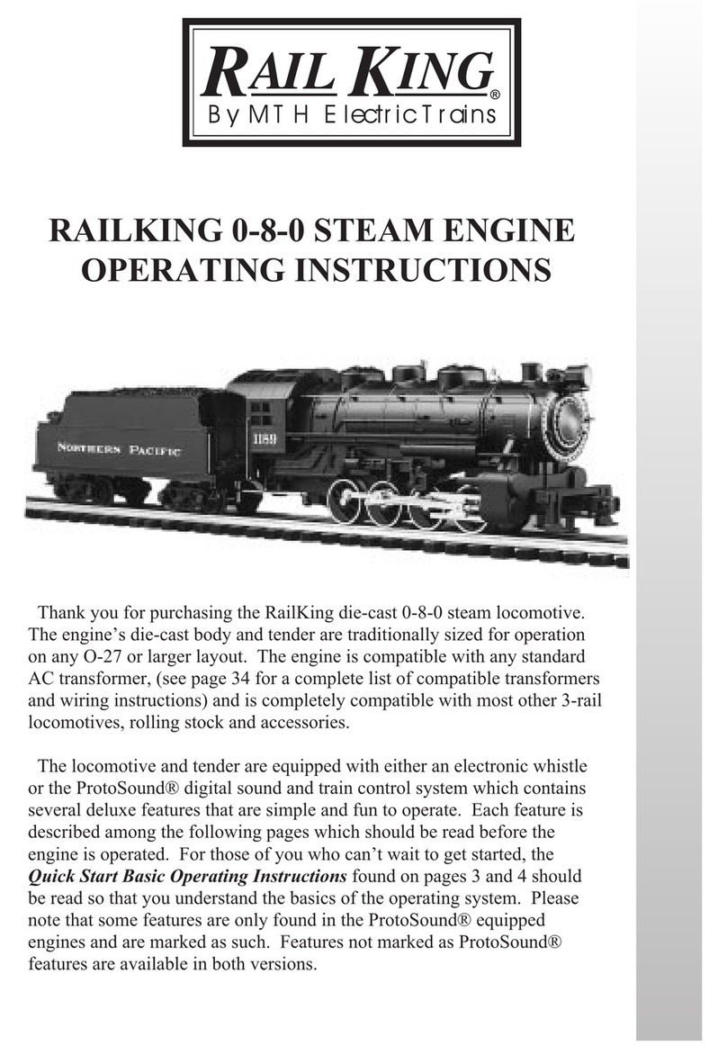 Rail King 0-8-0 Steam Engine operating instructions Rail King 0-8-0 Steam Engine operating instructions