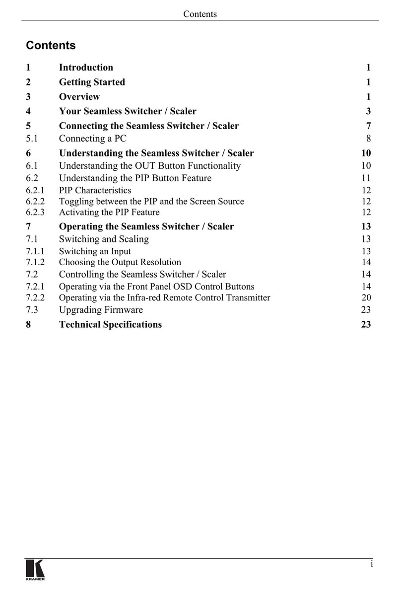 Kramer VP-720DS user manual
