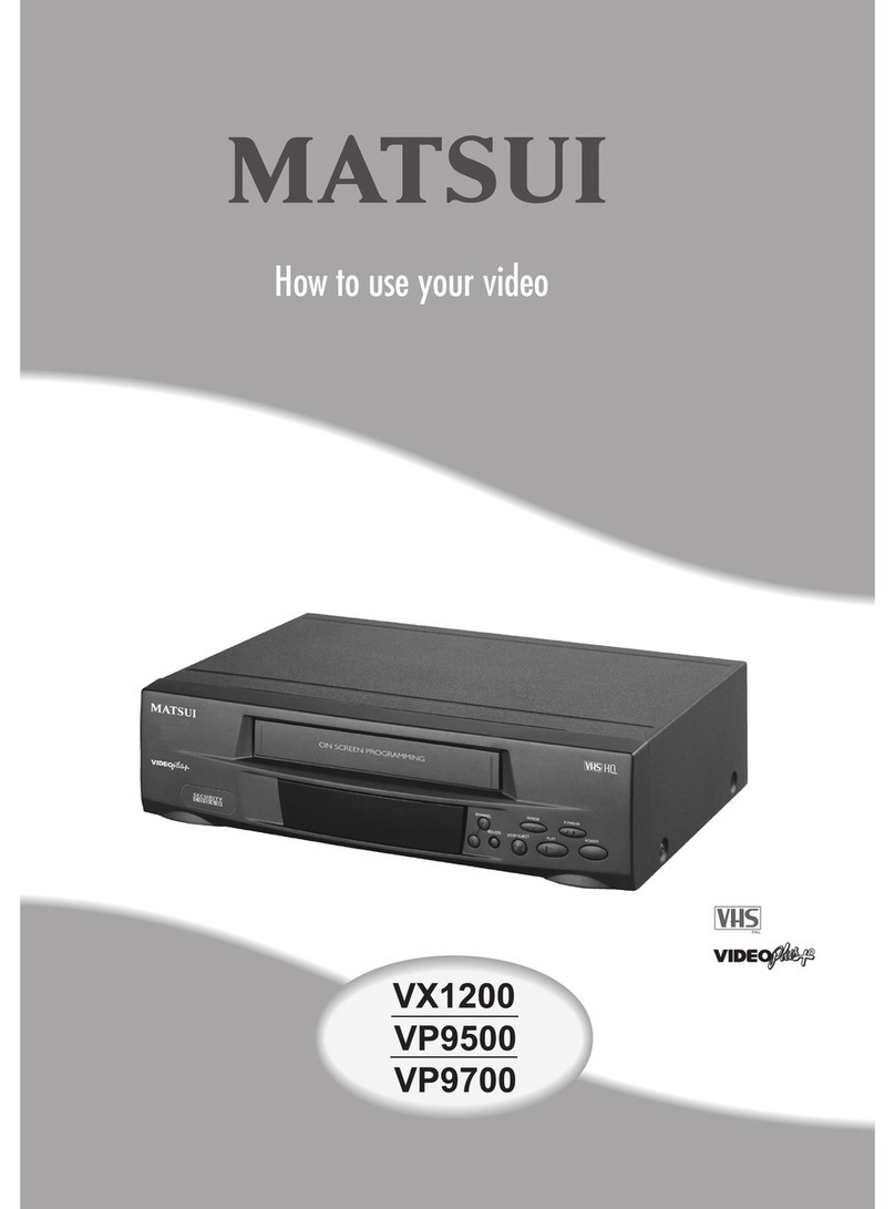 Matsui VX1200 User manual