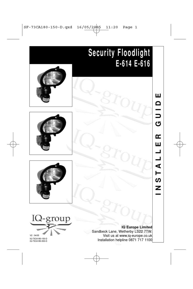 IQ-group E-614 Installer's guide