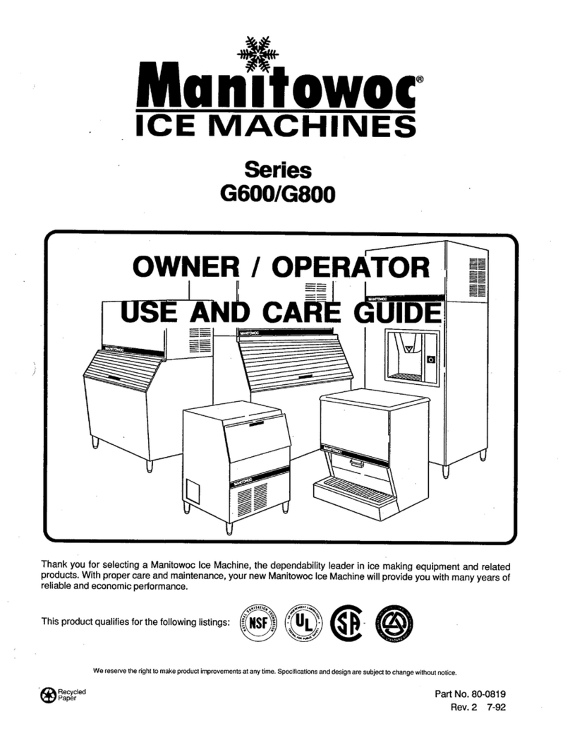 Manitowoc G600 Series User manual