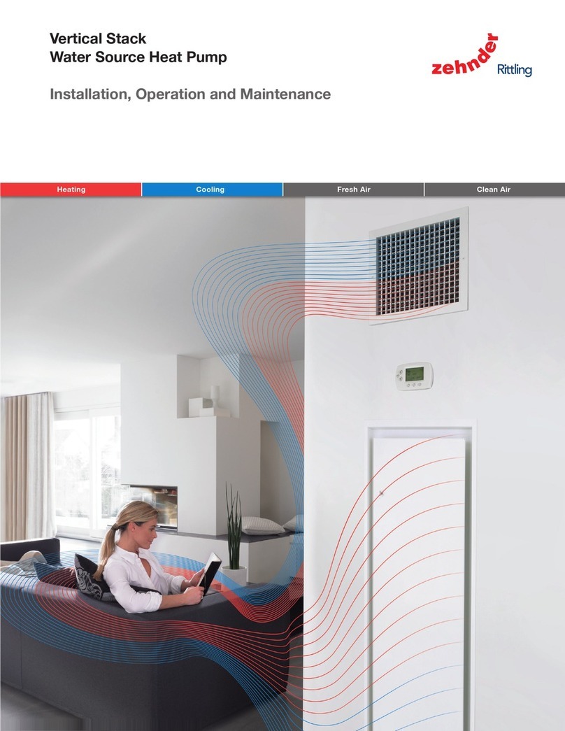 Zehnder Rittling VS Series Installation, operation and maintenance