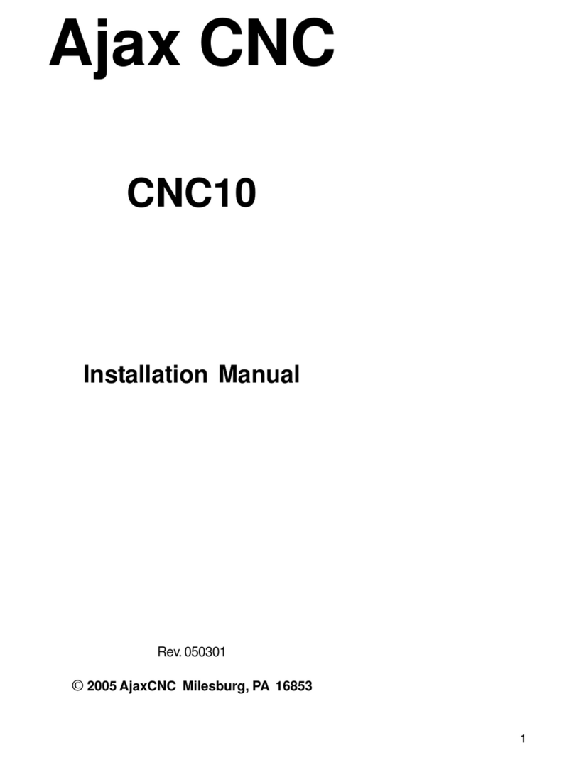 AJAX CNC CNC10 installation manual
