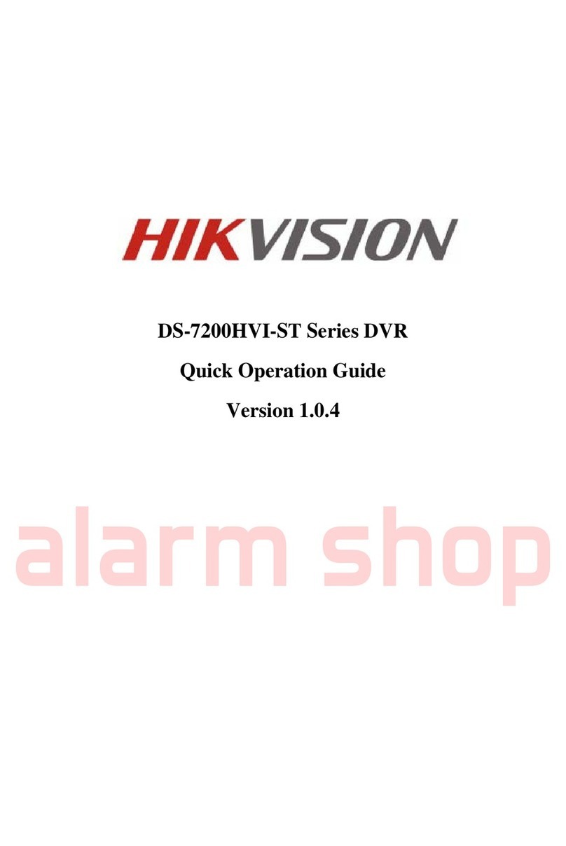 HIK VISION DS-7200HVI-ST Series Quick operation guide