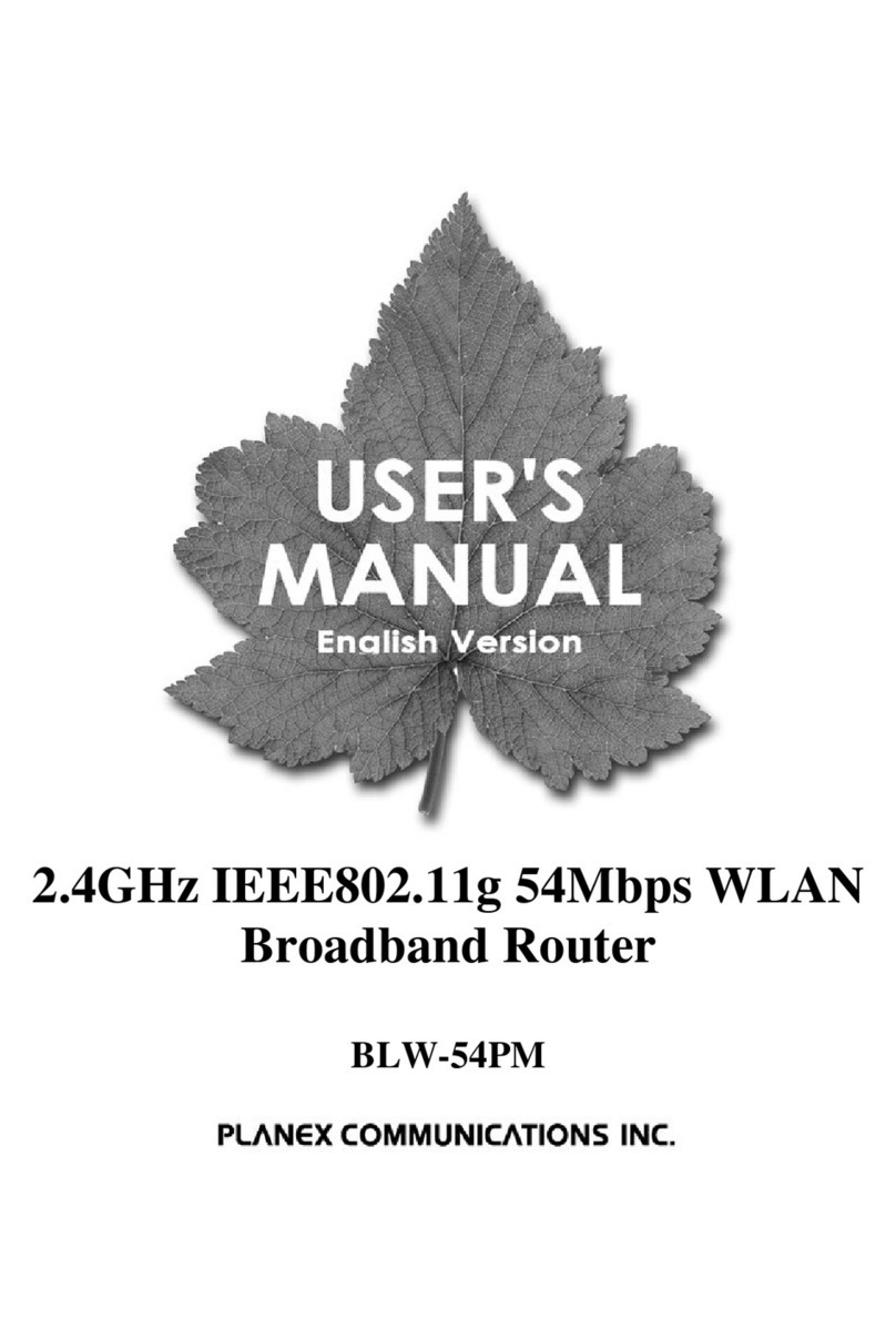 Planex BLW-54PM user manual
