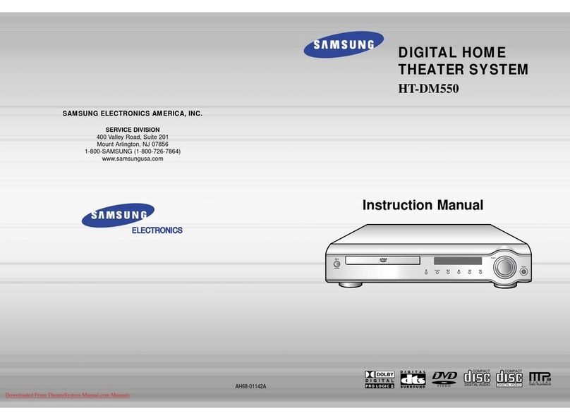Samsung HT-DM550 User manual