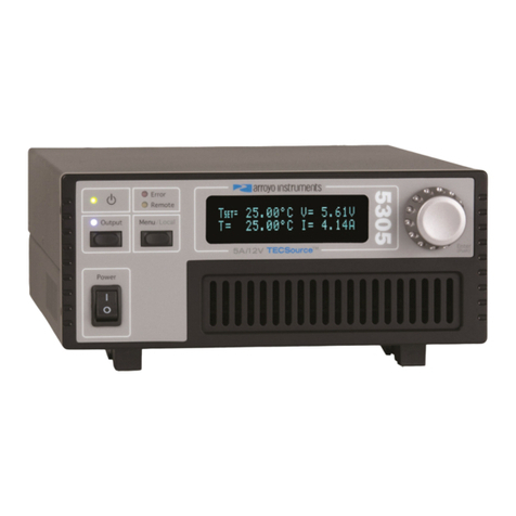Arroyo Instruments TECSource 5305 user manual