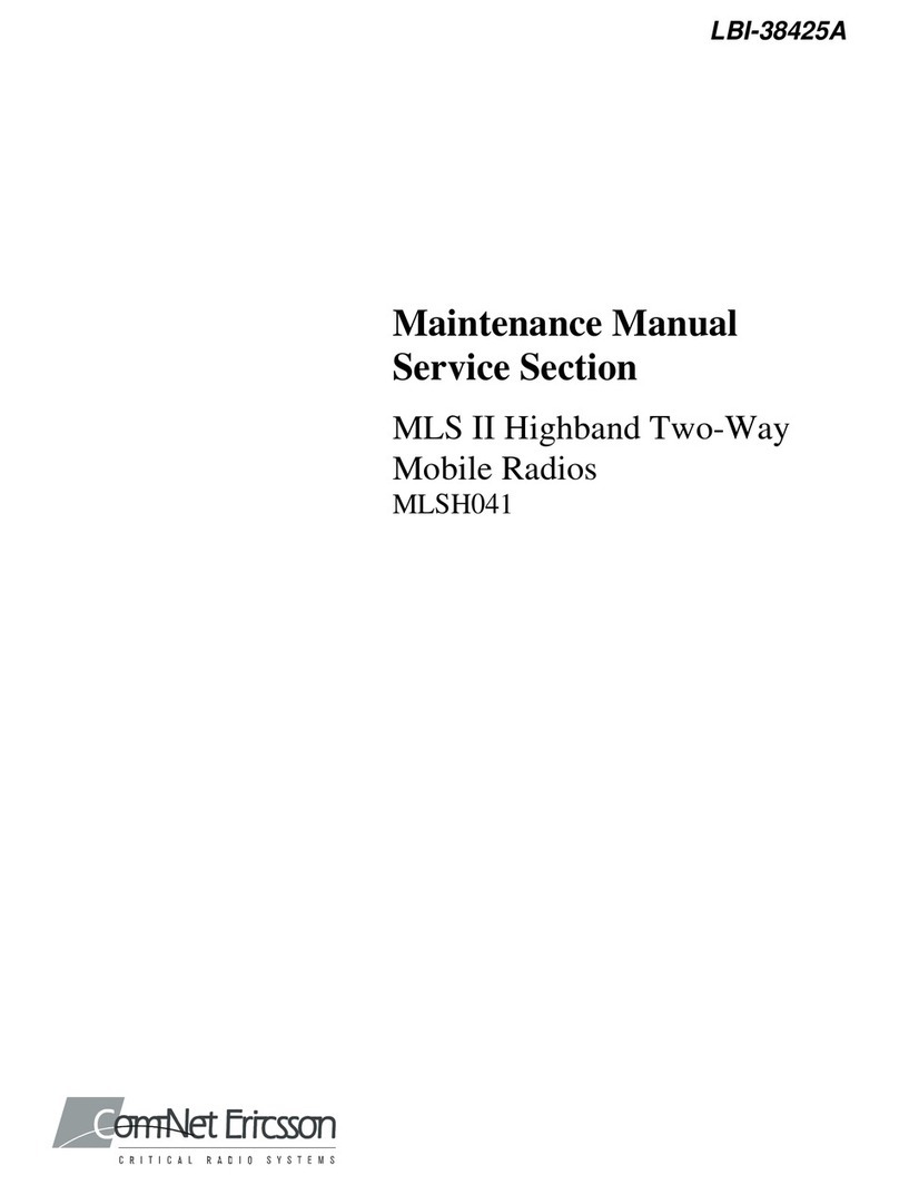 Comnet MLS II MLSH041 Maintenance manual