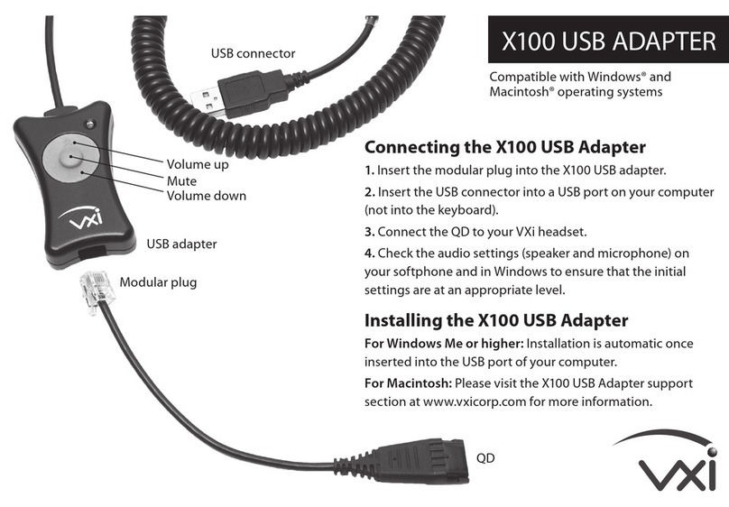 VXI X100 manual
