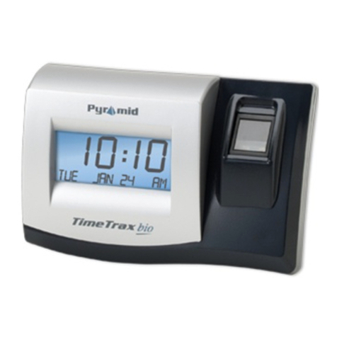 Pyramid TimeTrax Bio Ethernet reference guide