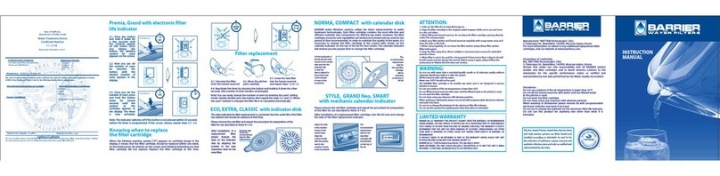 barrier Water filtration systems instruction manual barrier Water filtration systems instruction manual