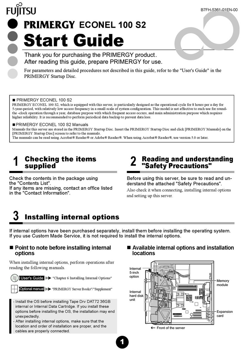 Fujitsu Primergy Econel 100 S2 Guide