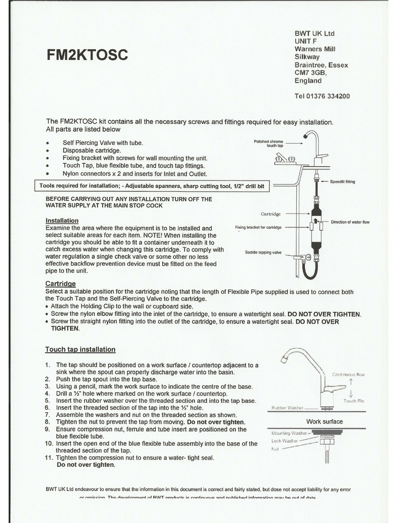 BWT FM2KTOSC User manual