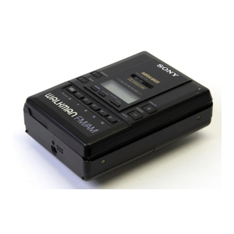 Sony WM-AF65 User manual