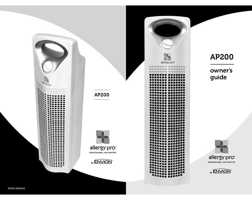 Envion allergy pro AP200 owner's guide