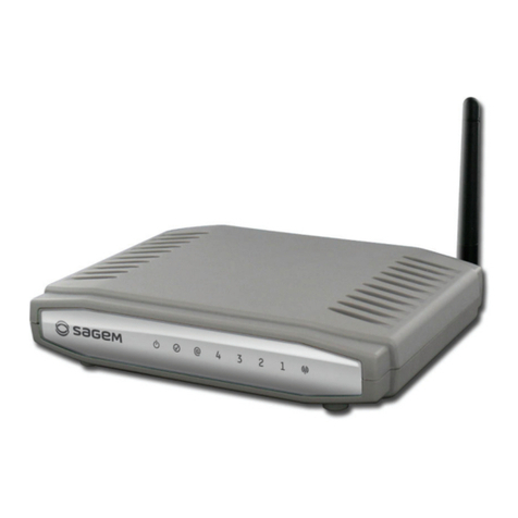 Sagem F@st 1704 Reference manual