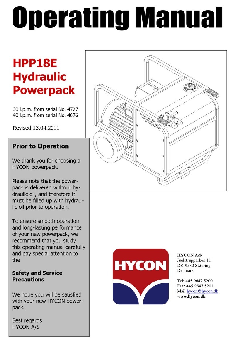 HYCON HPP18E FLEX operating manual