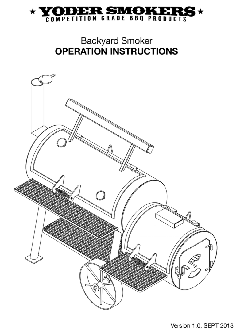 Yoder Smokers Backyard Smoker User manual