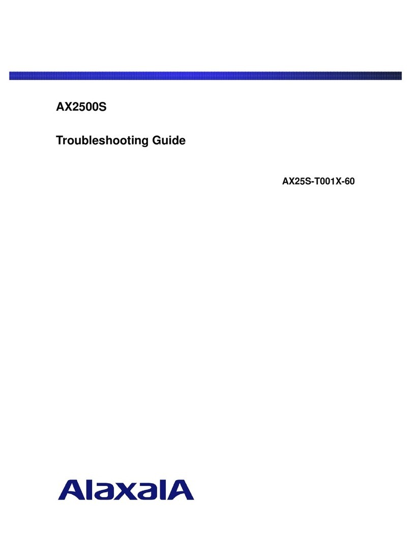 Alaxala AX25S-T001X-60 troubleshooting guide