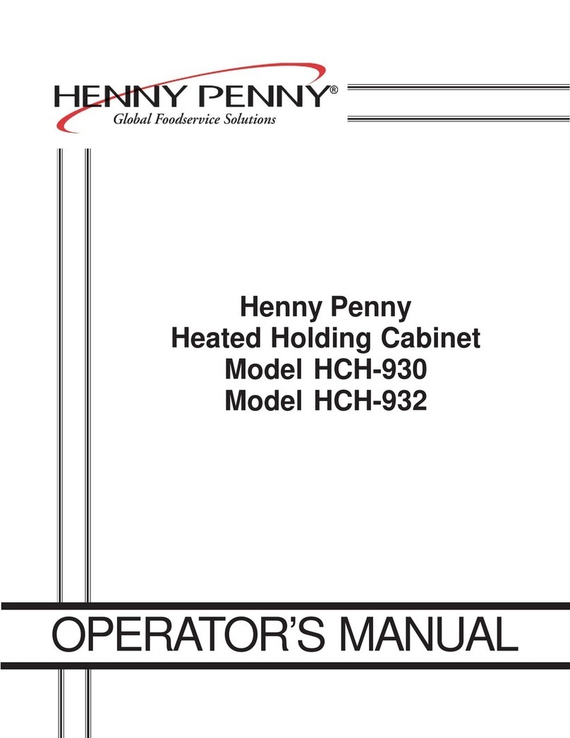 Henny Penny HCH-930 Operator's manual