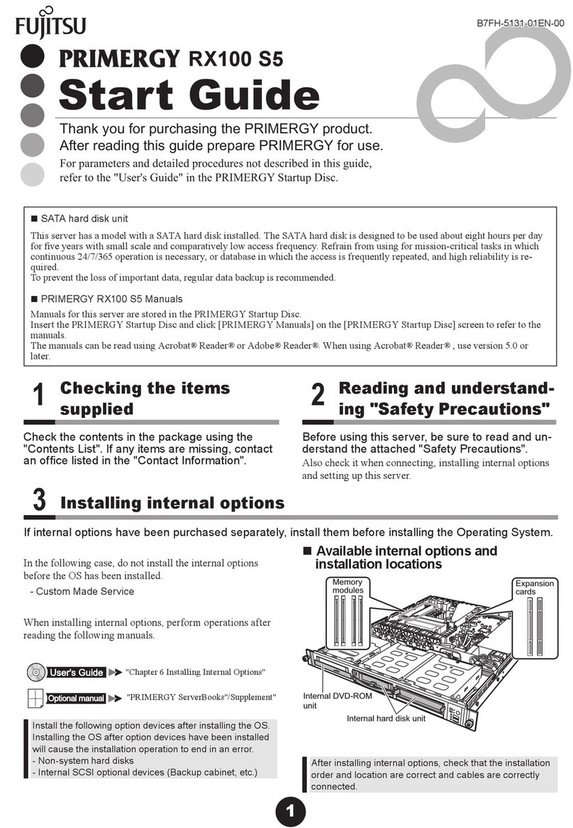 Fujitsu Primergy RX100 S5 Guide