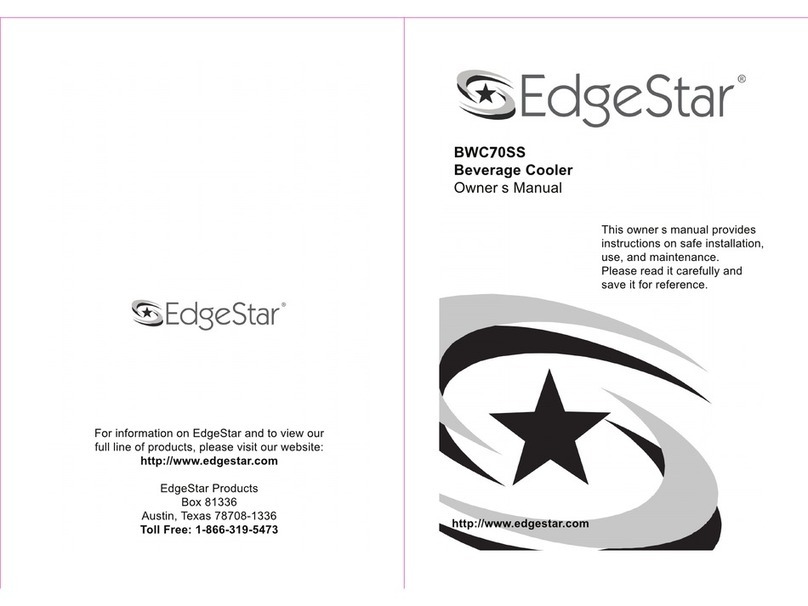 EdgeStar BWC70SS owner's manual