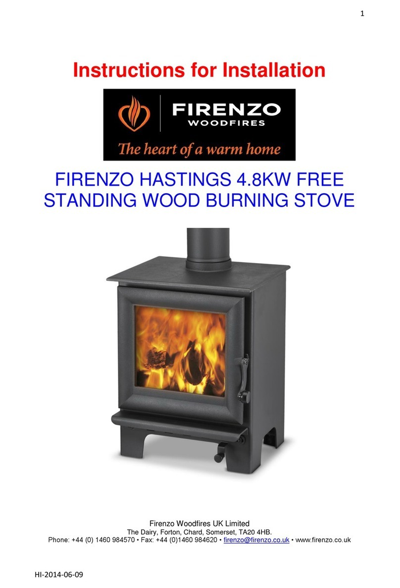 Firenzo HASTINGS 4.8KW Instructions for installation
