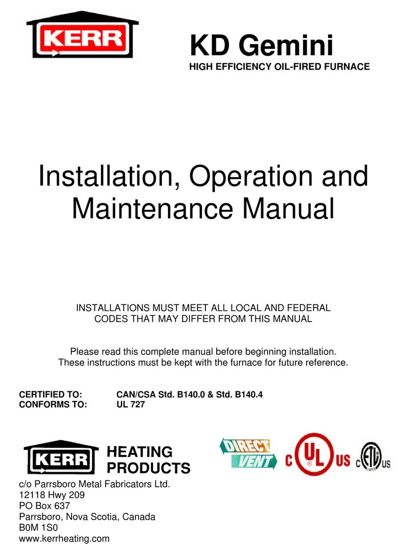 KERR KD Gemini User manual