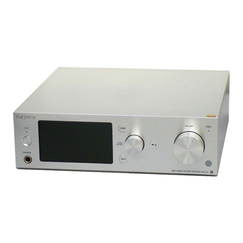 Sony HAP-S1 User manual