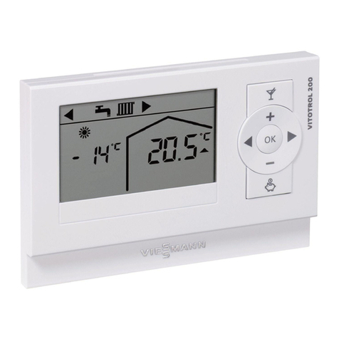 Viessmann VITOTROL 200A Service manual Viessmann VITOTROL 200A Service manual