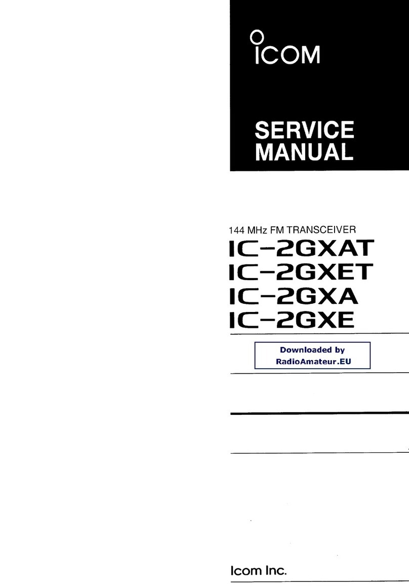 Icom IC-2GXAT Service manual