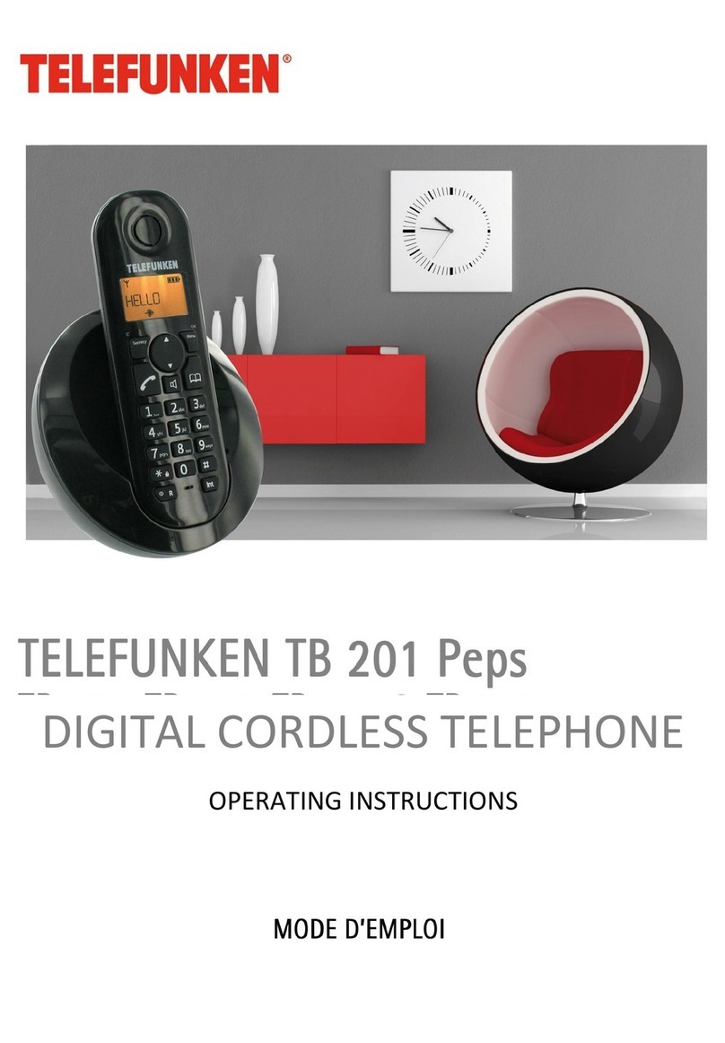 Telefunken TB 251 User manual Telefunken TB 251 User manual
