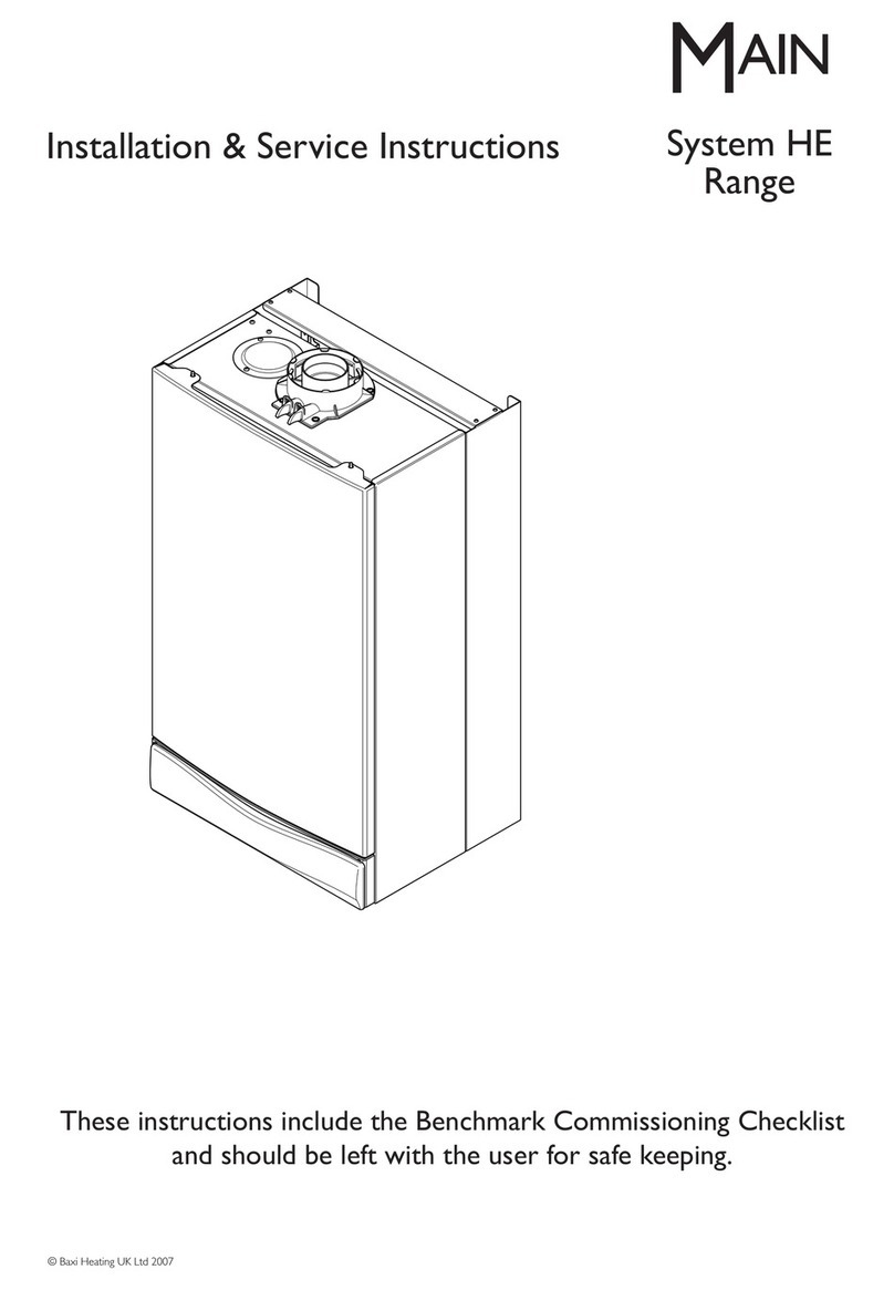 Benchmark MAIN Installation and maintenance instructions