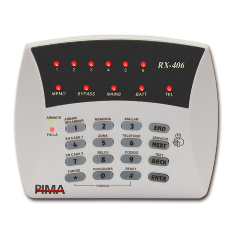 Pima RX-406 User manual