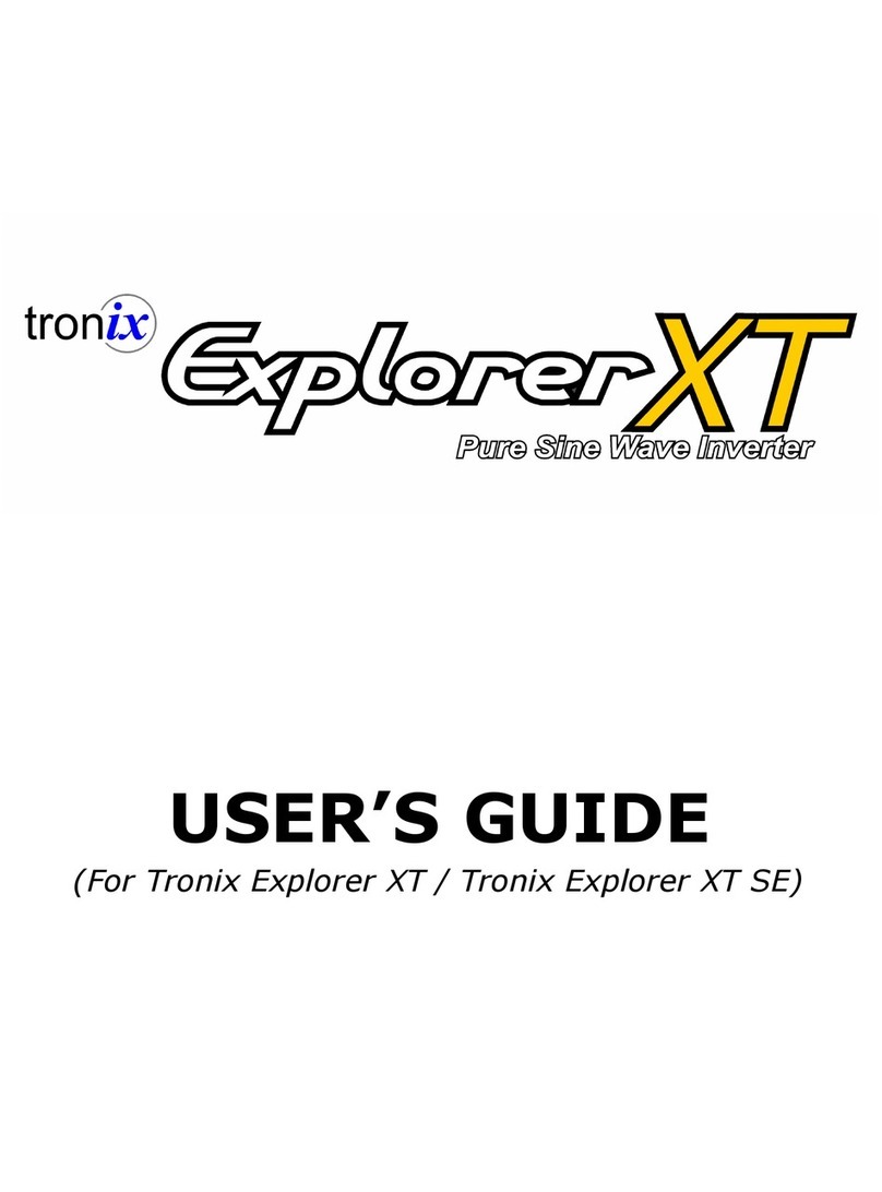 Tronix Tronix Explorer XT user guide