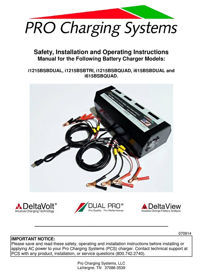 PRO Charging System i1215BSBDUAL Safety, installation and operating instructions