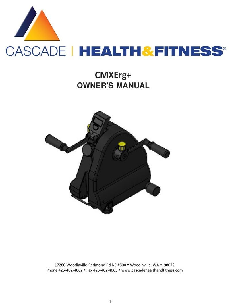 Cascade CMXErg+ owner's manual