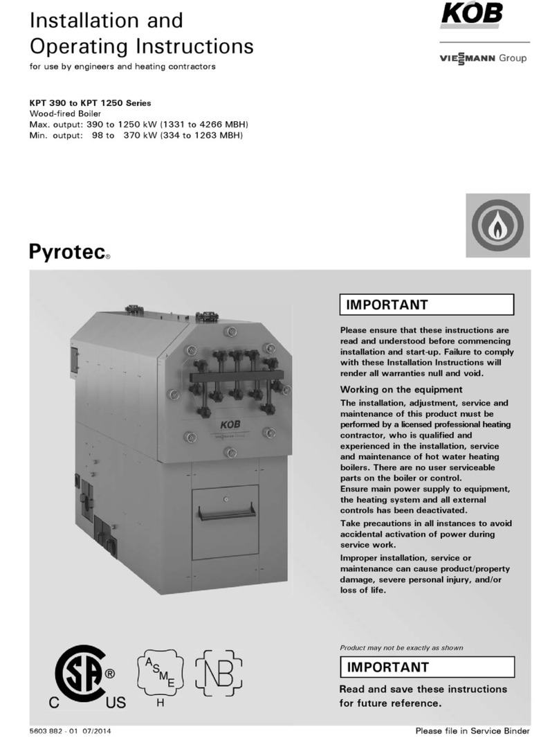 KOB KPT 1250 Series User manual