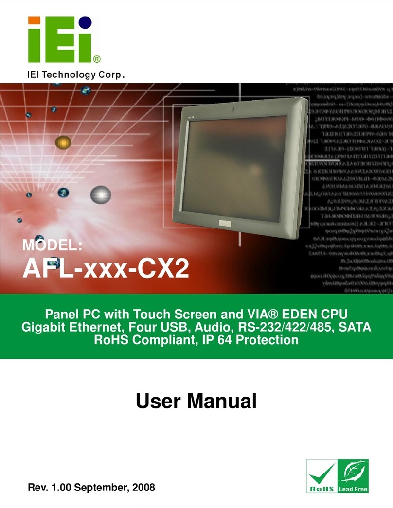 IEI Technology AFL-xxx-CX2 User manual IEI Technology AFL-xxx-CX2 User manual